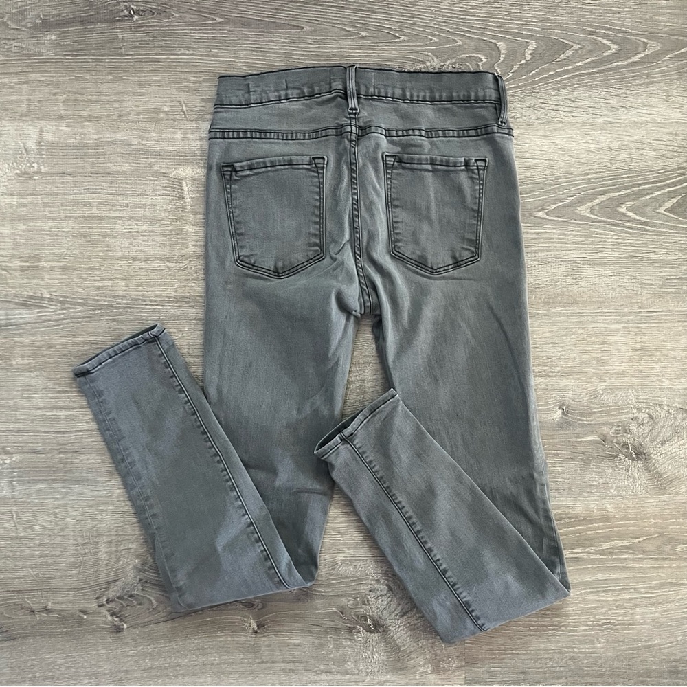 👖 FRAME DENIM Le Skinny de Jeanne, Stretch Stretchy, Greys Inn, Gray, 28